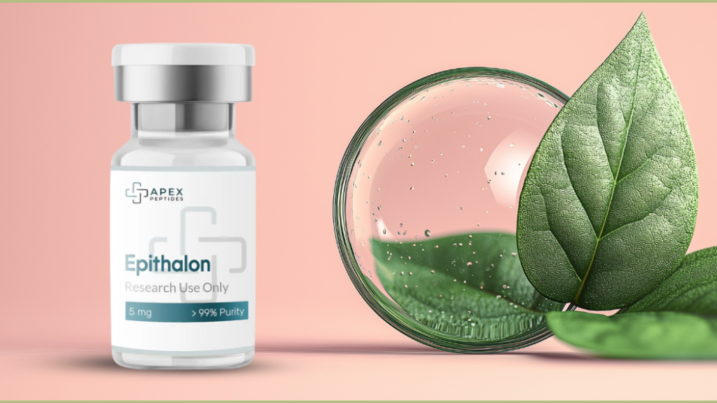 Epithalon peptide research vial